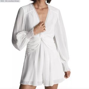 Reiss Ellie Long Sleeve Romper